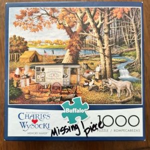 Charles Wysocki puzzle, 1000 pieces (missing one piece)